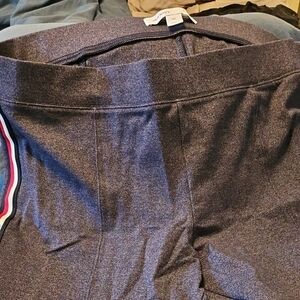 Old Navy Blue Women's Pants with Red and White Stripe